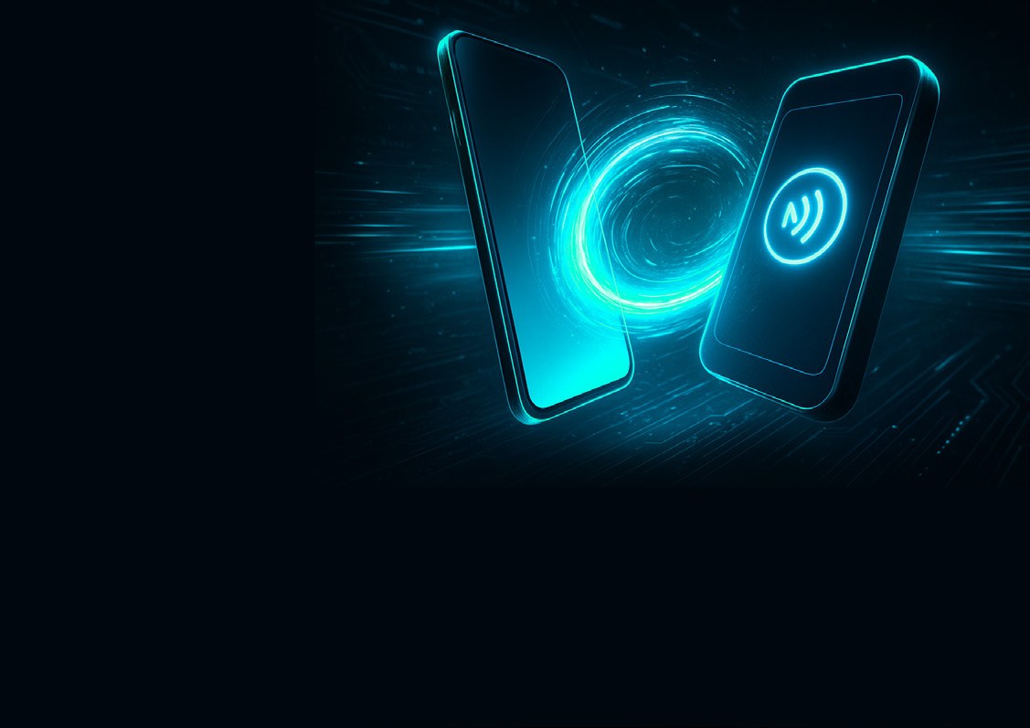 NFC smart card illustration from the Basma Paradise company profile
