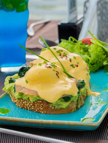 Food photography example featuring a plated dish from the company profile